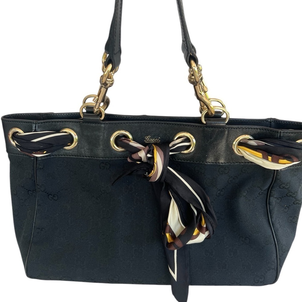 Gucci Positano Medium monogram tote.